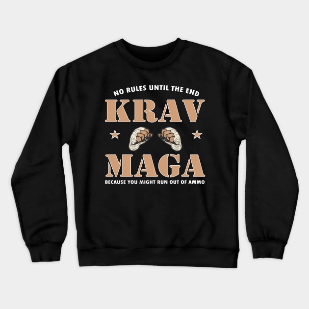 Krav Maga fighting self defense Crewneck Sweatshirt by Lomitasu